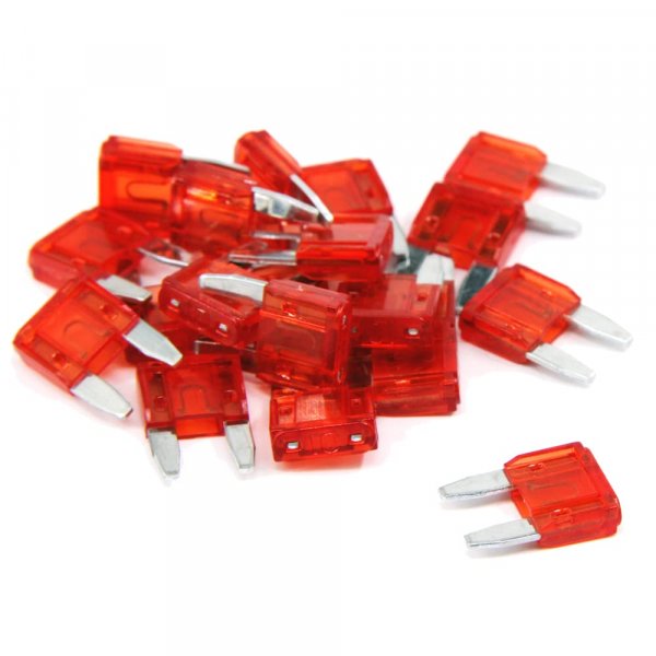 FymuSing 20 pcs 10A Mini Blade Fuse, Automotive Fuse for Car Truck