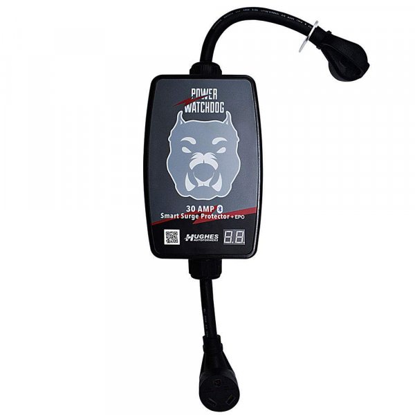 Hughes PWD30EPO Power Watchdog Bluetooth Portable Surge Protector w/EPO 30A