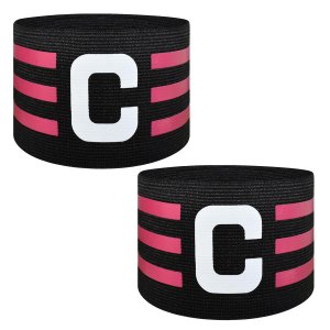 Soccer Captain Armband, 2Pcs Unisex Sports Captain Arm Bands Badge