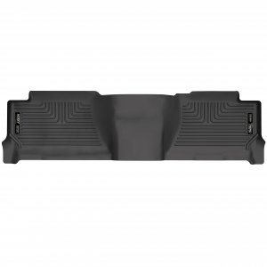 Husky Liners Weatherbeater Floor Mats | Fits 2004-2007 Chevrolet Silverado & GMC Sierra 1500/2500 / 3500 (2007 Classic Body Only) Crew CAB ONLY | 2nd Row, 1-pc Black - 14501