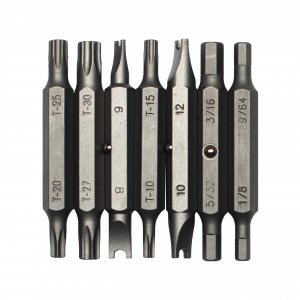 MEGAPRO® Tamperproof Bit Pack | Replacement Multi-Bit Refills | 7 Double-ended Bits | Security Industry Bits