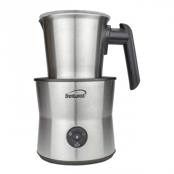 Brentwood Appliances GA-401S 15oz Cordless Milk Frother, Warmer & Hot Chocolate Maker