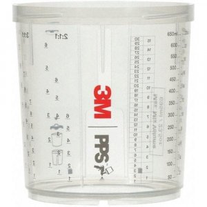 3M PPS 2.0 Spray Gun Cups, 26122, Midi, 13.5 Ounces, Furniture, 2 Pack
