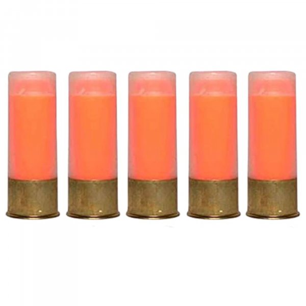 S.T. Action Pro 12 Gauge Snap Caps – 5 Pack Inert Training Dummy Rounds for Dry Fire, Reloading & Malfunction Drills – Brass Casing, Orange UV Insert – Veteran-Owned, Assembled in USA Safe & Reusable
