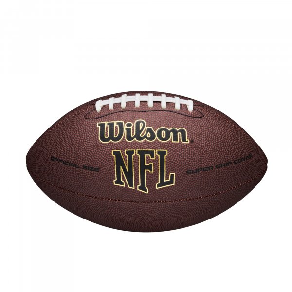 WILSON NFL Super Grip Composite Football - Official Size, Brown