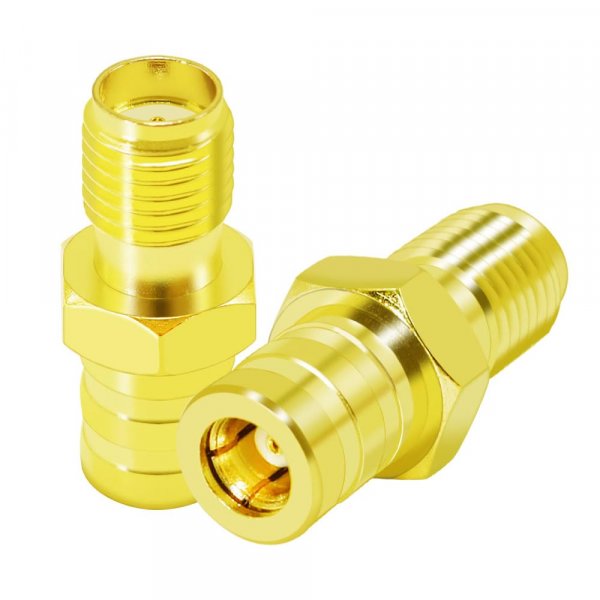 CNARIO SMA Coax Adapter SMA Female to SMB Female Coaxial Connector