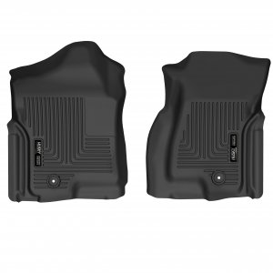 Husky Liners X-act Contour Floor Mats | Fits 1999-2007 Chevrolet Silverado & GMC Sierra 1500; 2001-2007 Silver-Sierra 2500/3500, Ext & Crew Cab (07 Classic Body) | Front Row, 2-pc Black - 52111