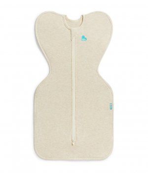 Love to Dream Swaddle UP, Baby Sleep Sack, Self-Soothing Swaddles for Newborns, Get Longer Sleep, Secure Fit Helps Calm Startle Reflex, New Born Essentials for Baby, 1.0 TOG, 5-8.5 lbs, Oatmeal