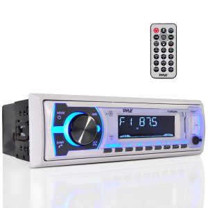 Pyle PLMRB29W Mechless MP3 Bluetooth Marine Stereo