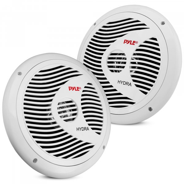 Pyle PLMR60W 6.5" 150 Watt White Marine Speaker pair