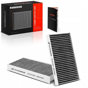 A-Premium 2-PC Cabin Air Filter w/Activated Carbon Compatible with Honda & Acura Model - Civic (01-05), CR-V (02-06), Element (03-11), CSX (06), EL (97-00 02-05), RSX (02-06)