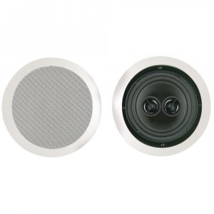 BIC AMERICA BICMSR6D Dual Voice-Coil Stereo In-Ceiling Speaker (6.5 Inch, 100W)