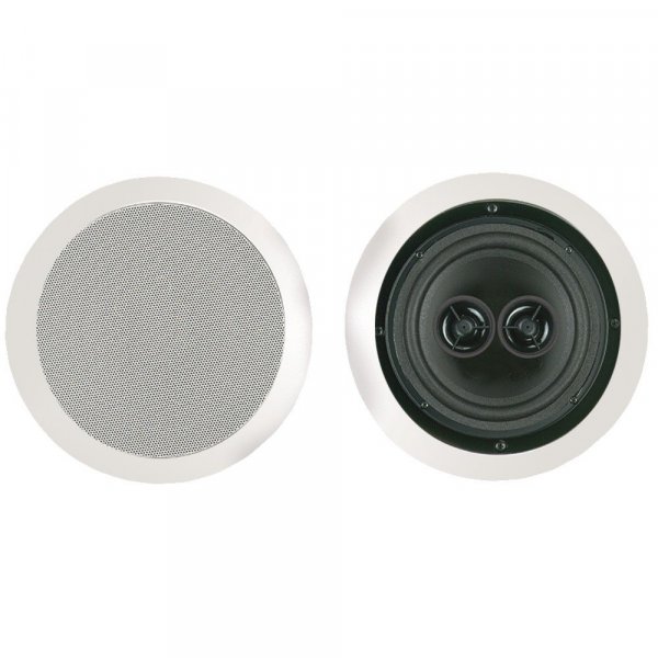 BIC AMERICA BICMSR6D Dual Voice-Coil Stereo In-Ceiling Speaker (6.5 Inch, 100W)