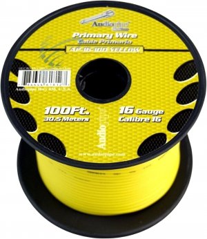 Audiopipe AP16100YW 16 gauge 100ft Yellow primary wire