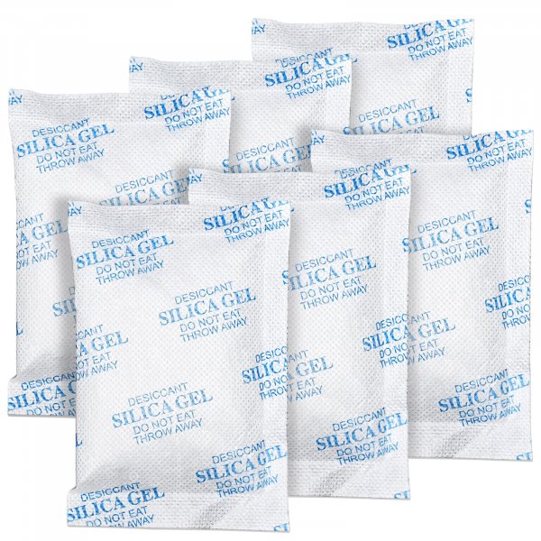 Absorbking Silica Gel Packets, 100 Gram 12 Packs Food Safe Moisture Absorbers, Desiccant Packs for Storage, Reusable Desiccant for Foods, Storage Bins, 3D Filaments, Electronics, Safes