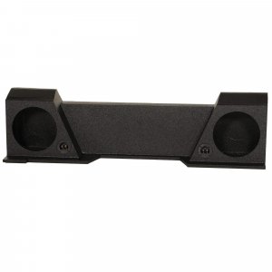 Q Power GMC102007HTQB DFire Sub Box w/Bedliner Coating For GM Ext Cab 07-12