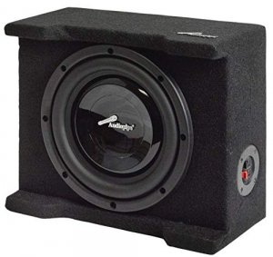 Audiopipe APSB8BDF Single 8" Shallow Downfire Sealed Enclosure with sub