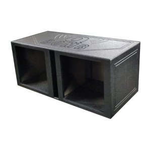 QPower QBOMB15VSQ Dual Square 15 Vented QBOMB Empty Enclosure