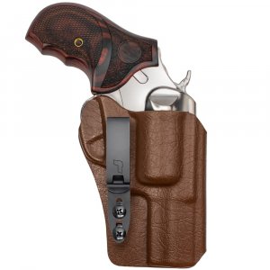 Tulster RATH IWB Kydex Revolver Holster fits: Ruger SP101 2.25" .357 Magnum | Ambidextrous Inside the Waistband Appendix Concealed Carry