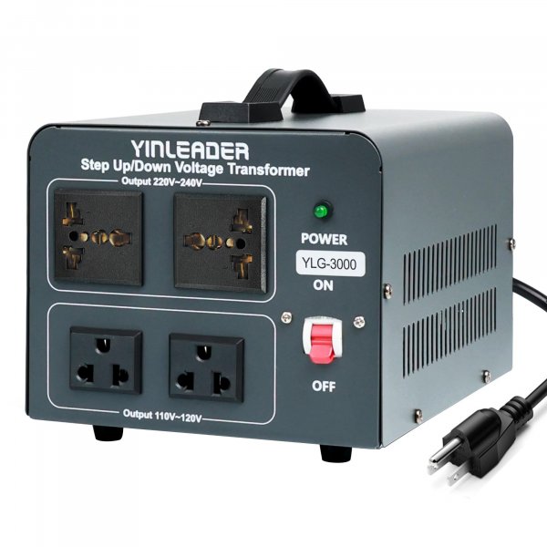 3000w Step Up/Down Voltage Converter Transformer 110-120V to 220-240V