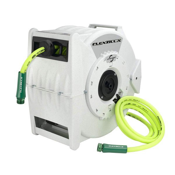 Flexzilla L8340FZ Retractable Water Hose Reel w/Levelwind Technology 1/2" X 70'