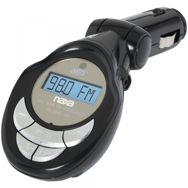 Naxa NA3029 MP3/WMA Player 12V Car Plug with FM Transmitter USB/SD and Remote
