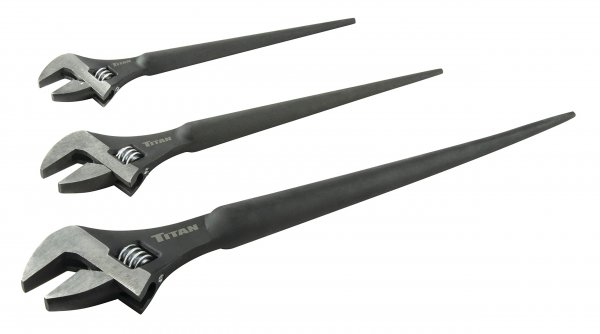 Titan 223 Tool 3 pc Adjustable Spud Wrench Set