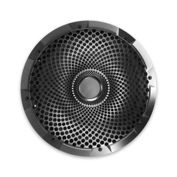 RECOIL 10-Inch Subwoofer Grille Concave Center for High Excursion Black Steel Mesh
