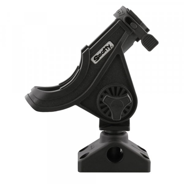 Scotty 0280-BK Rod Holder, Baicaster/Spinning, black W/0241 Side/Deck Mount