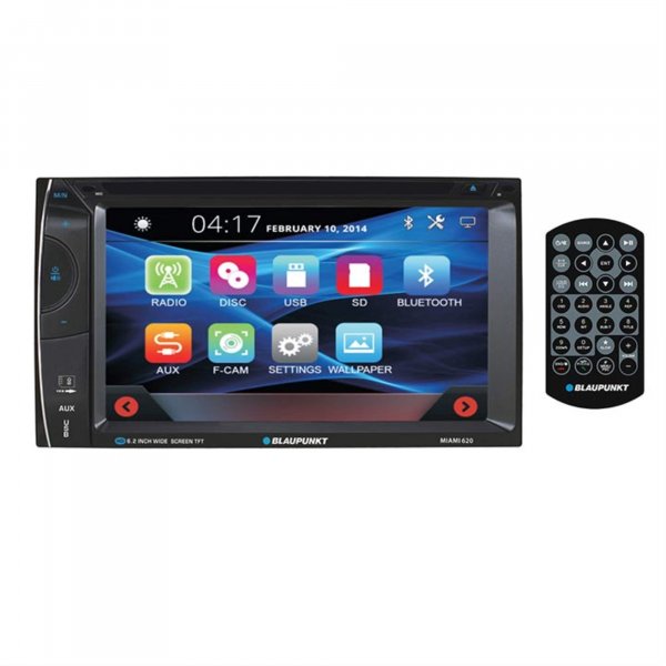 Blaupunkt MIAMI620 6.2 Double DIN Fixed Face Touchscreen DVD Receiver