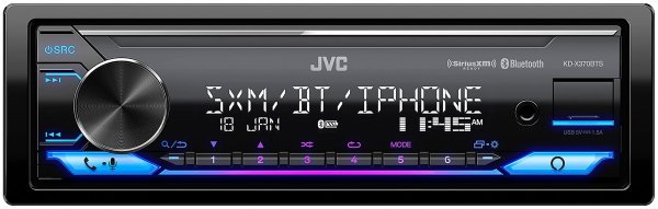 JVC KDX370BTS S.Din Digital Media Receiver Bluetooth Amazon Alexa Compatible