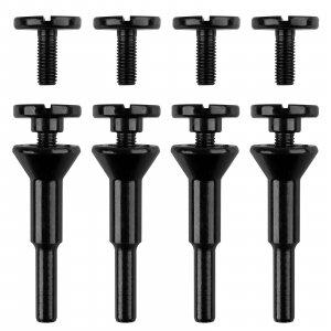 AOKLIT 4 Pack Cut Off Wheel Mounting Mandrel Holder 3/8" & 1/4" Arbor Hole