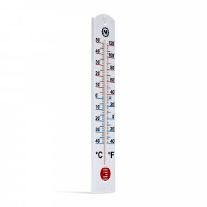 MARATHON Vertical Outdoor Wall Thermometer, 16 Inch Weather-Resistant Temperature Gauge with Large Easy-Read Numbers