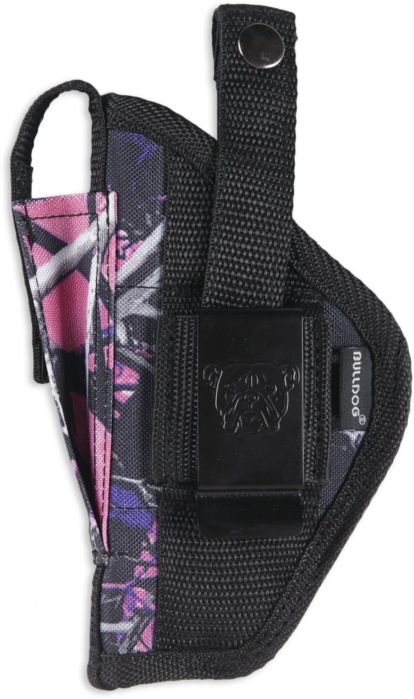 Bulldog FSN20MDG Muddy Girl Camo Belt & Clip Ambi Holster W/Clam Shell Packaging