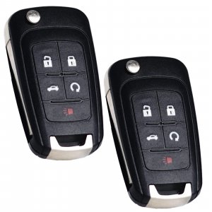 SUPALAND Key Fob Replacement Fits for Chevy Cruze Equinox Camaro Impala Malibu Sonic Buick Regal Verano Encore Lacrosse GMC Terrain 2010-2021 OHT01060512 Keyless Entry Remote Control 13504199