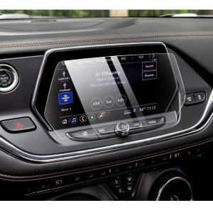 Moonlinks Blazer Screen Protector Compatible with Chevy Blazer 2019 2020 2021 2022,High Definition 9H Hardness Anti Glare Scratch Fingerprint Tempered Glass Touch Navigation Screen Protector (8 inch)