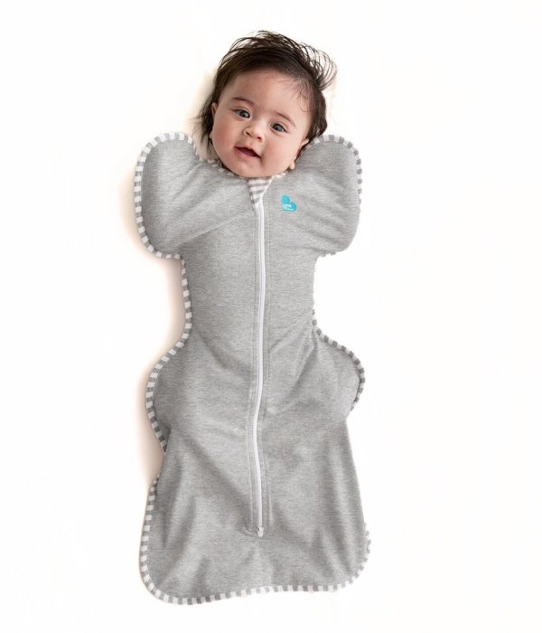 Love to Dream Swaddle UP, Baby Sleep Sack, Self-Soothing Swaddles for Newborns, Improves Sleep, Secure Fit Helps Calm Startle Reflex, New Born Essentials for Baby, Small 8-13lbs, Gray
