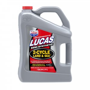Lucas Oil 10557 Land & Sea 2Cycle Oil 1 Gallon