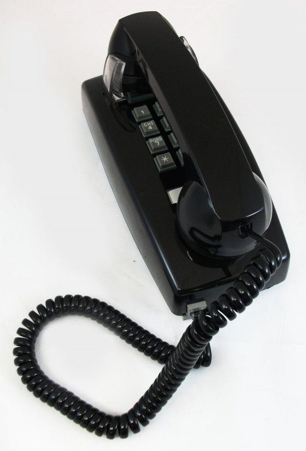 Cortelco 2554-VOE-BK 255400-voe-20md Wall Valueline Voe Black