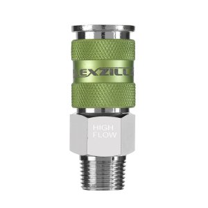 Flexzilla A53626FZ Pro High Flow Coupler 3/8" MNPT 1/4" Body