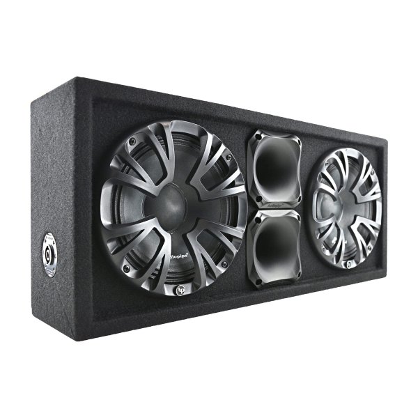 Audiopipe APCHU82 Dual 8" Subwoofer Enclosure  500W Max