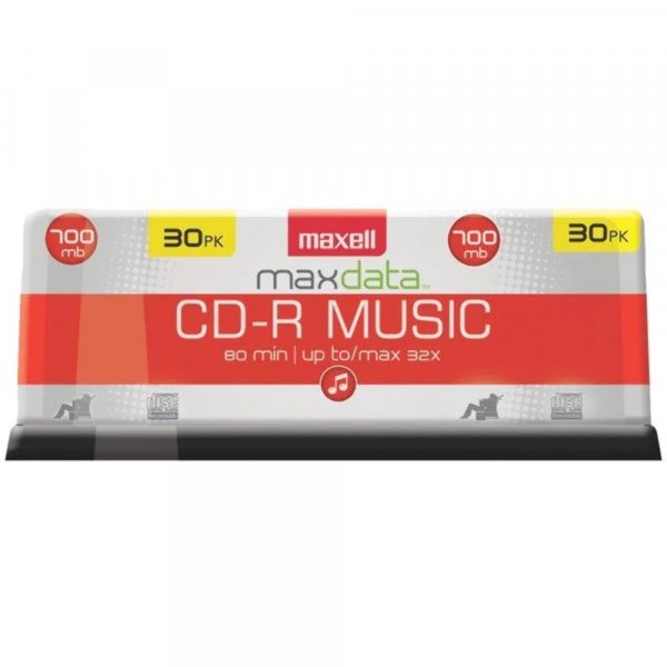 Maxell 625335 80-Minute Music CD-Rs (30-ct Spindle)
