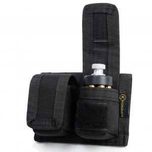 Kosibate Speedloader Pouch, Speed Loader Pouches Nylon Fits Revolver S&W 38 357 44 45 Caliber, 5 & 7 Shot Double Speedloader Case …