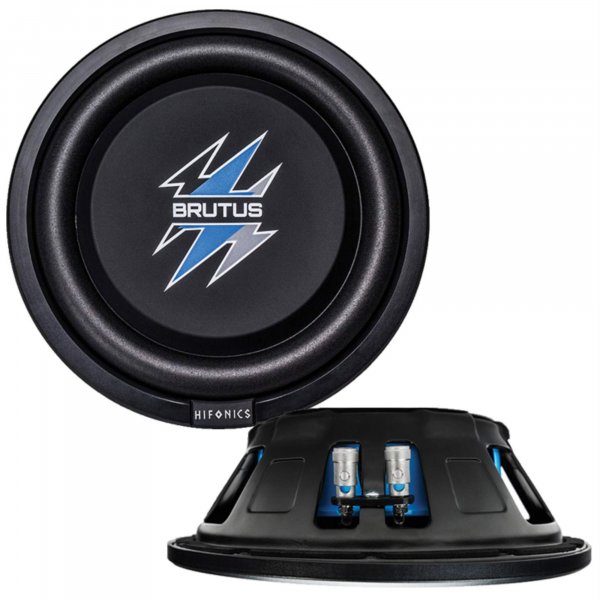 Hifonics BXS10D4 10" Brutus Series Shallow Subwoofer 400W Max 4 Ohm DVC