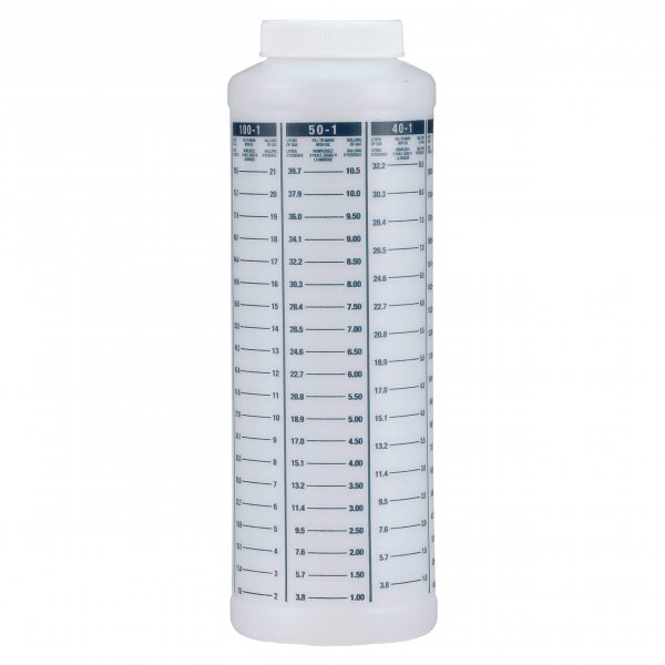 Attwood Fuel and Oil Mixing Bottle 1 Quart Wide Mouth