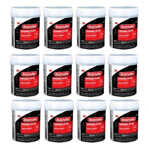 3M Bondo Body Filler, 14 oz and 0.5 oz Hardener Included, Pack of 12