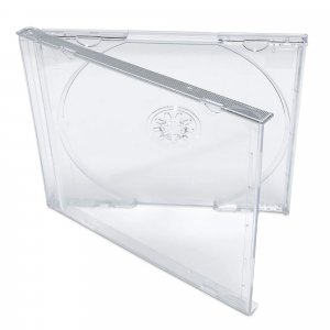 KEYIN Standard Clear CD Jewel Case - Premium, 10 Pack