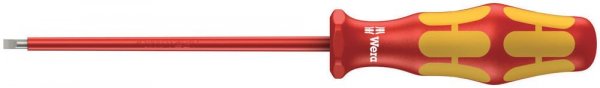 WERA 05006105001 160 i VDE Insulated Screwdriver for Slotted Screws, 0.5 x 3 x 100 mm