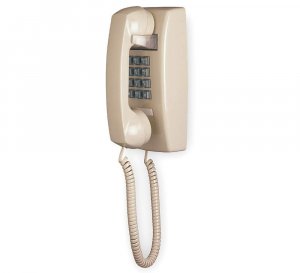 Cortelco 2554-V-AS 255444-vba-20m Wall W/ Volume Ash