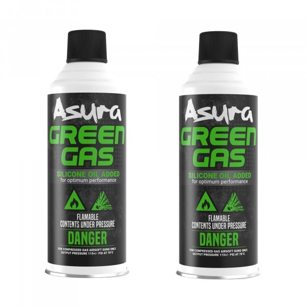 Asura Power Green Gas G-1000, Pack of 2